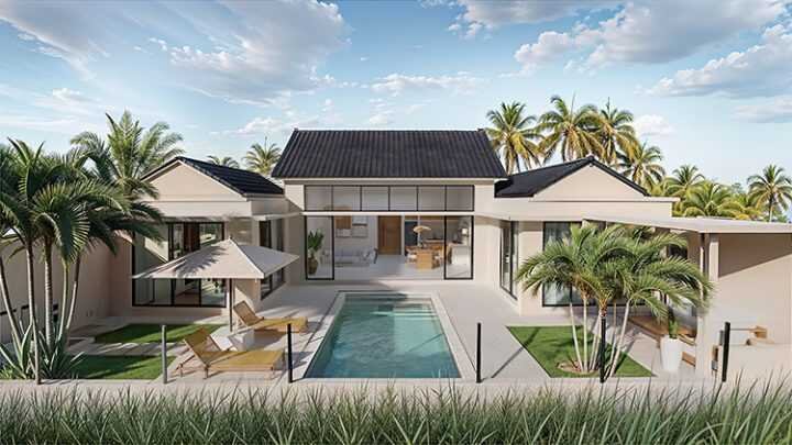 2-Bedroom Villa with Rice Field