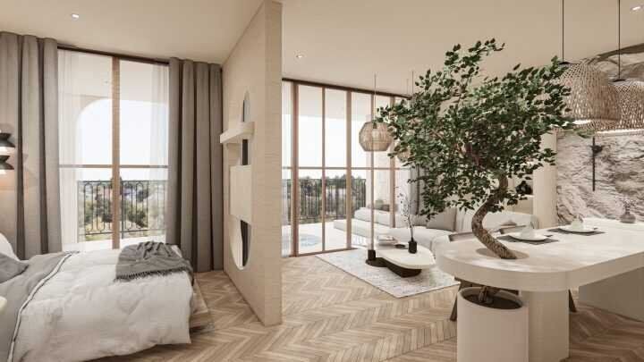 One-Bedroom Apartment with Private Pool in Bingin