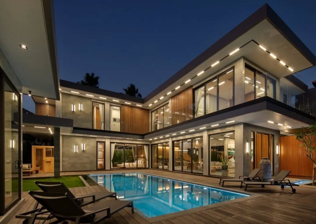 Modern Contemporary 4-Bedroom Villa for Rent Monthly/Yearly in Umalas — Property ID FA817