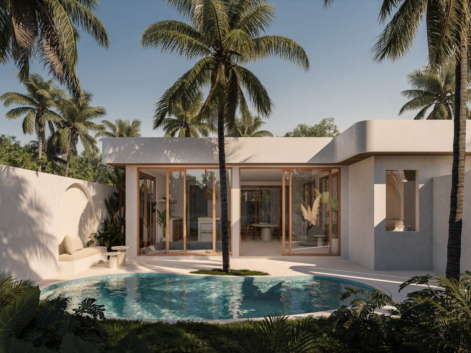 Modern 3 Bedrooms Villa in Tumbak Bayuh, North Canggu  — Property ID SC75