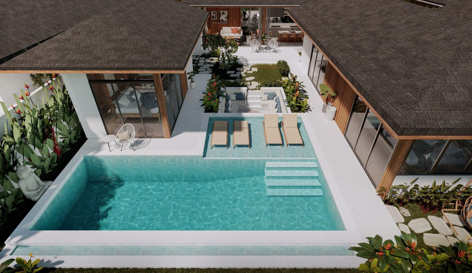 Tranquil Rice Field Villas in Pejeng – Spacious 2 & 3 Bedroom Homes with Uninterrupted Views — Property ID SC861