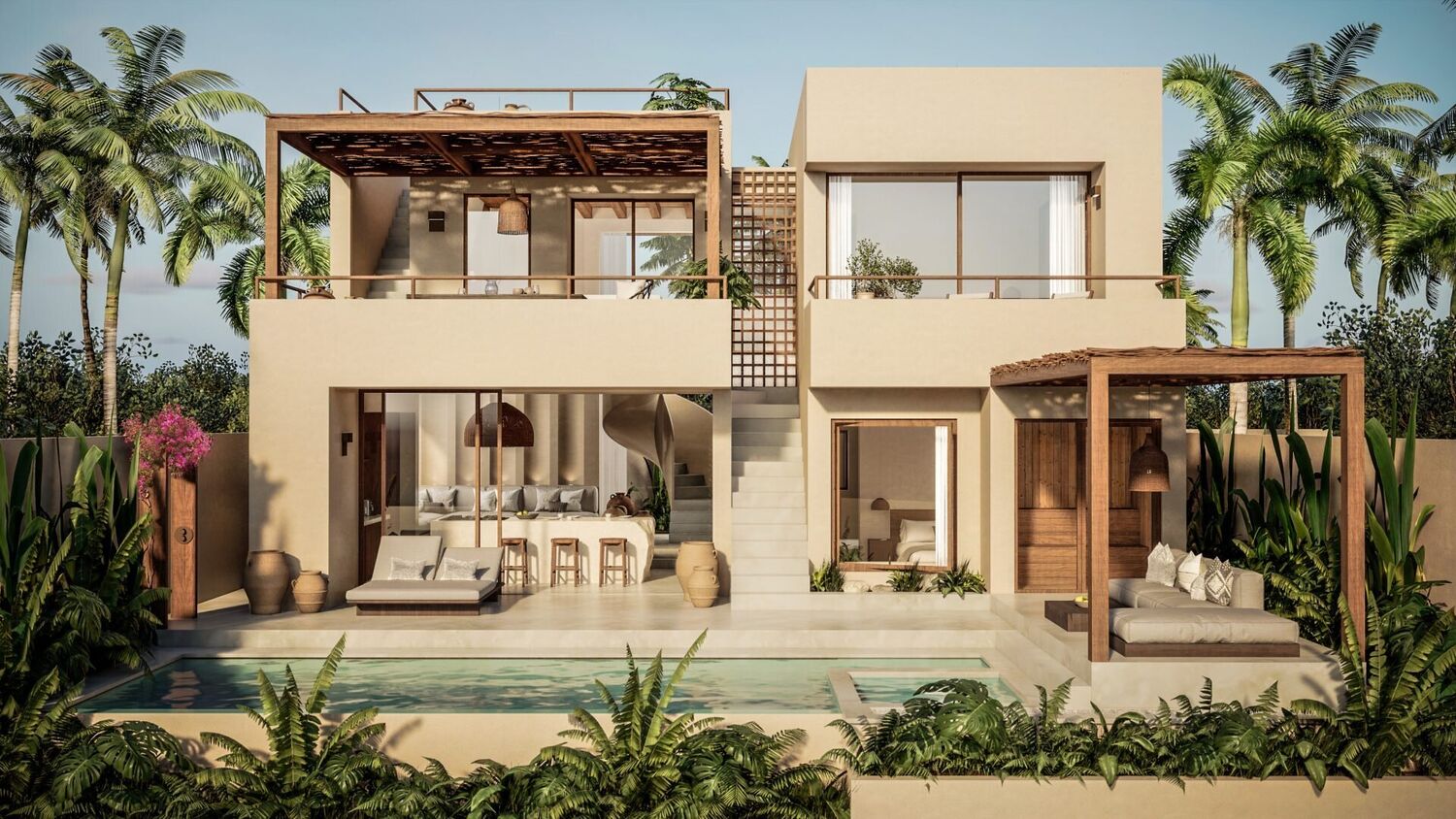 Luxury 3 Bedroom Villa with Stunning Ricefield and Sunset Views in Kaba Kaba — Property ID N825