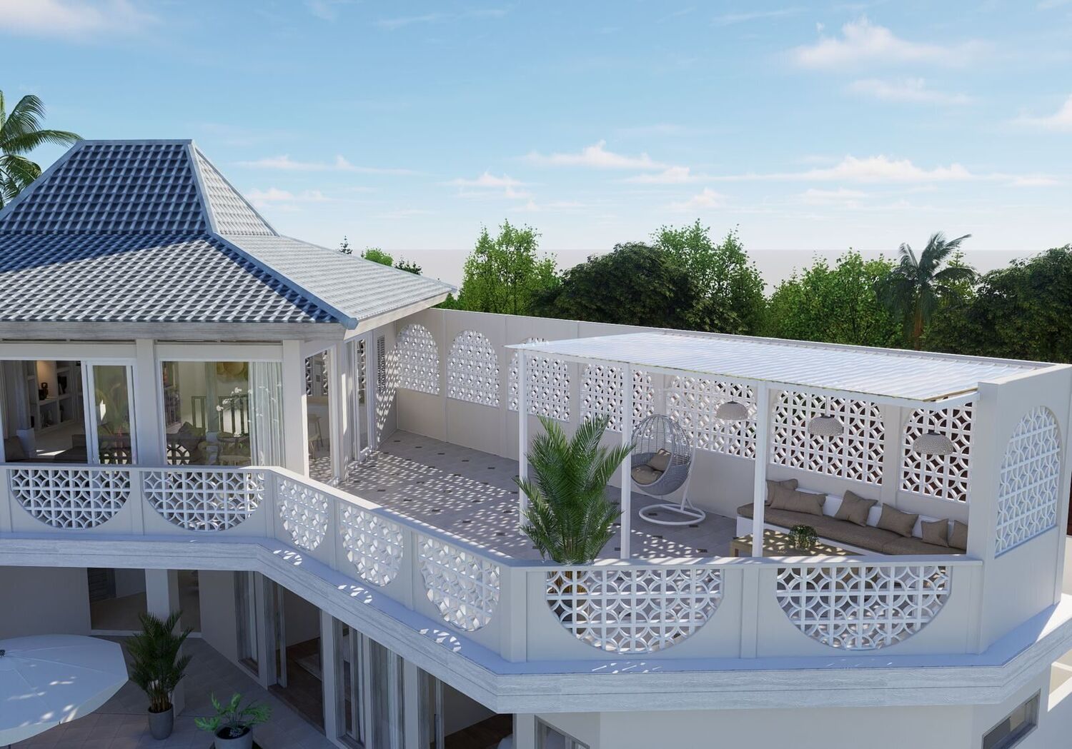 Luxury 3 Bedroom Villa with Stunning Ricefield and Sunset Views in Kaba Kaba — Property ID N825