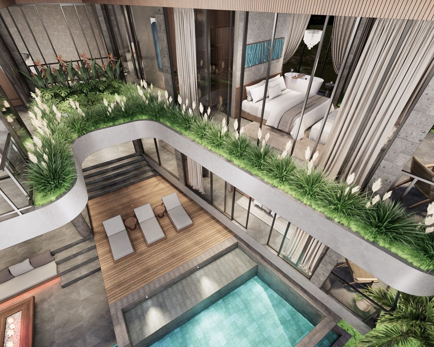 Elegant 4-Bedroom Contemporary Villa in Ubud — Property ID SC808