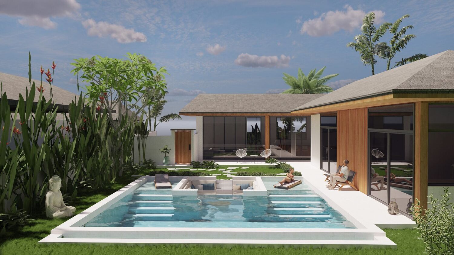 Tranquil Rice Field Villas in Pejeng – Spacious 2 & 3 Bedroom Homes with Uninterrupted Views — Property ID SC861