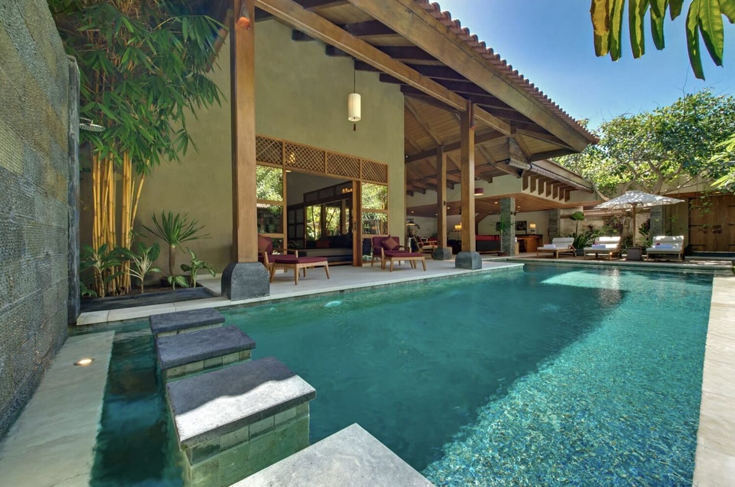 Elegant 4-Bedroom Freehold Villa in Bali for Sale, in Seminyak – Traditional Luxury Just Steps from the Beach — Property ID JU803