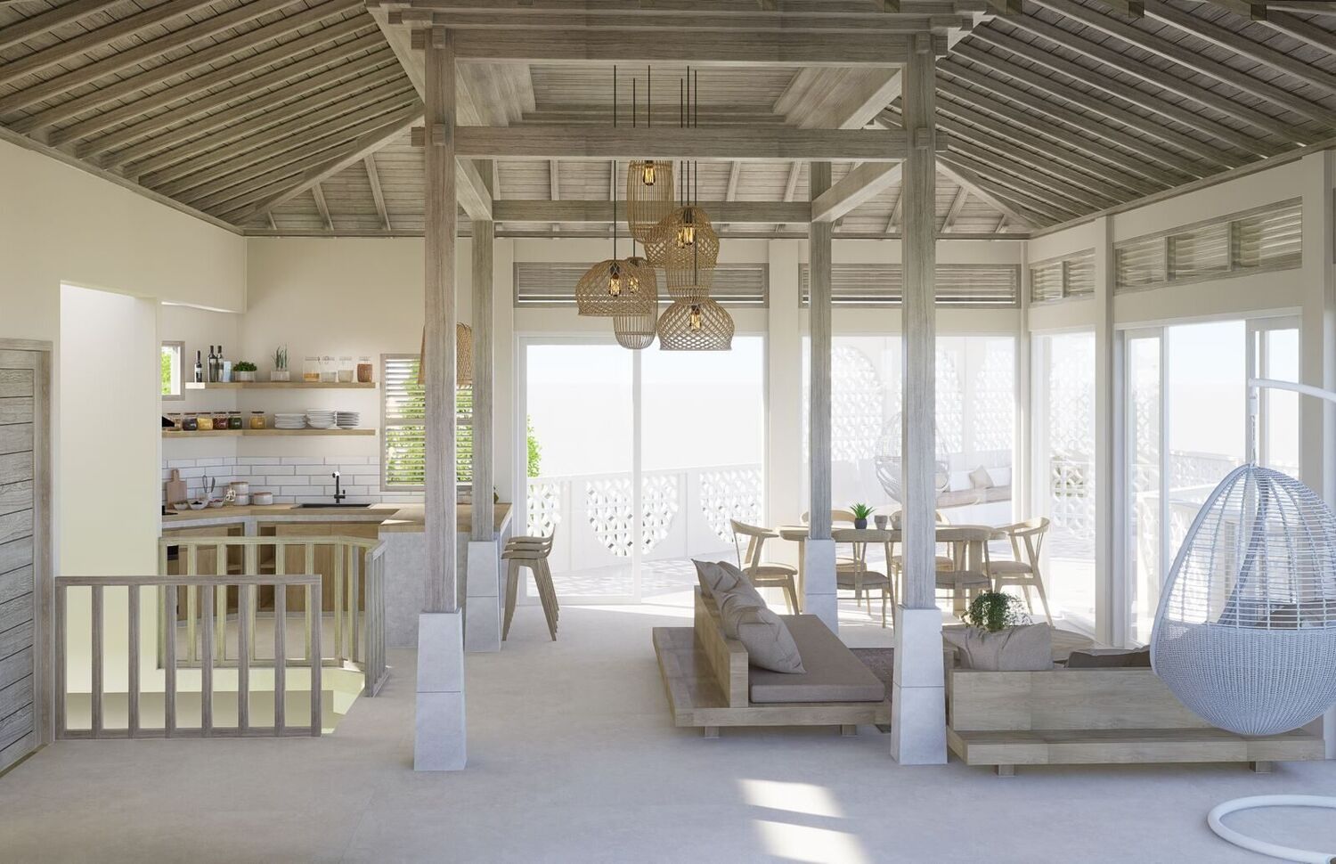 Luxury 3 Bedroom Villa with Stunning Ricefield and Sunset Views in Kaba Kaba — Property ID N825