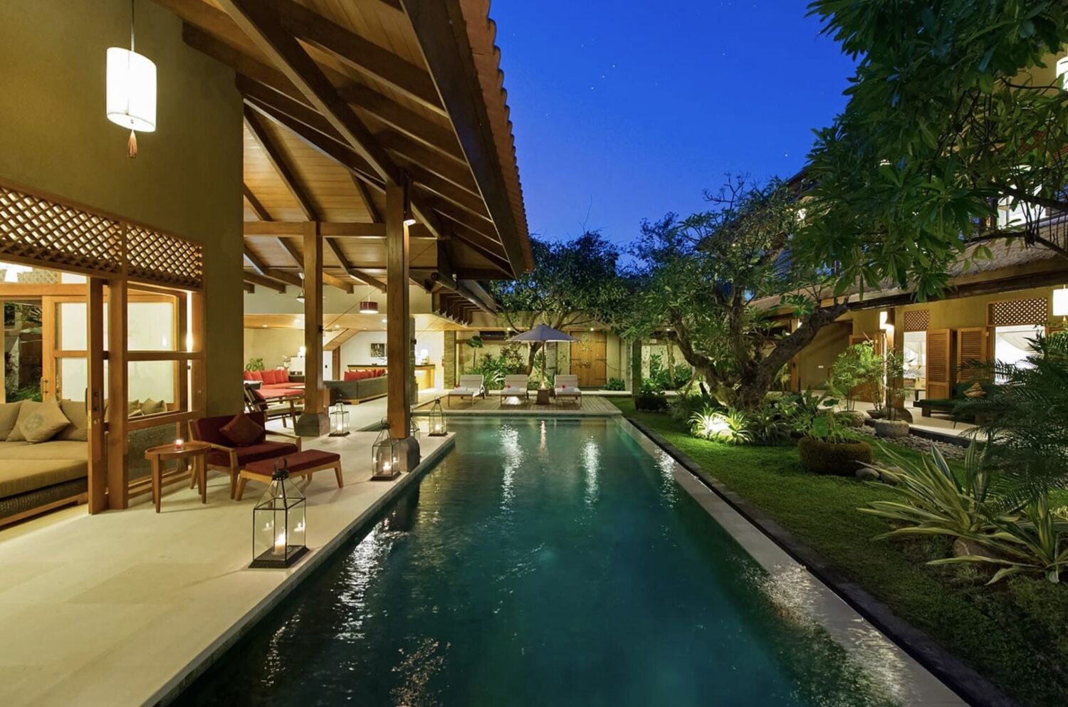 Elegant 4-Bedroom Freehold Villa in Bali for Sale, in Seminyak – Traditional Luxury Just Steps from the Beach — Property ID JU803