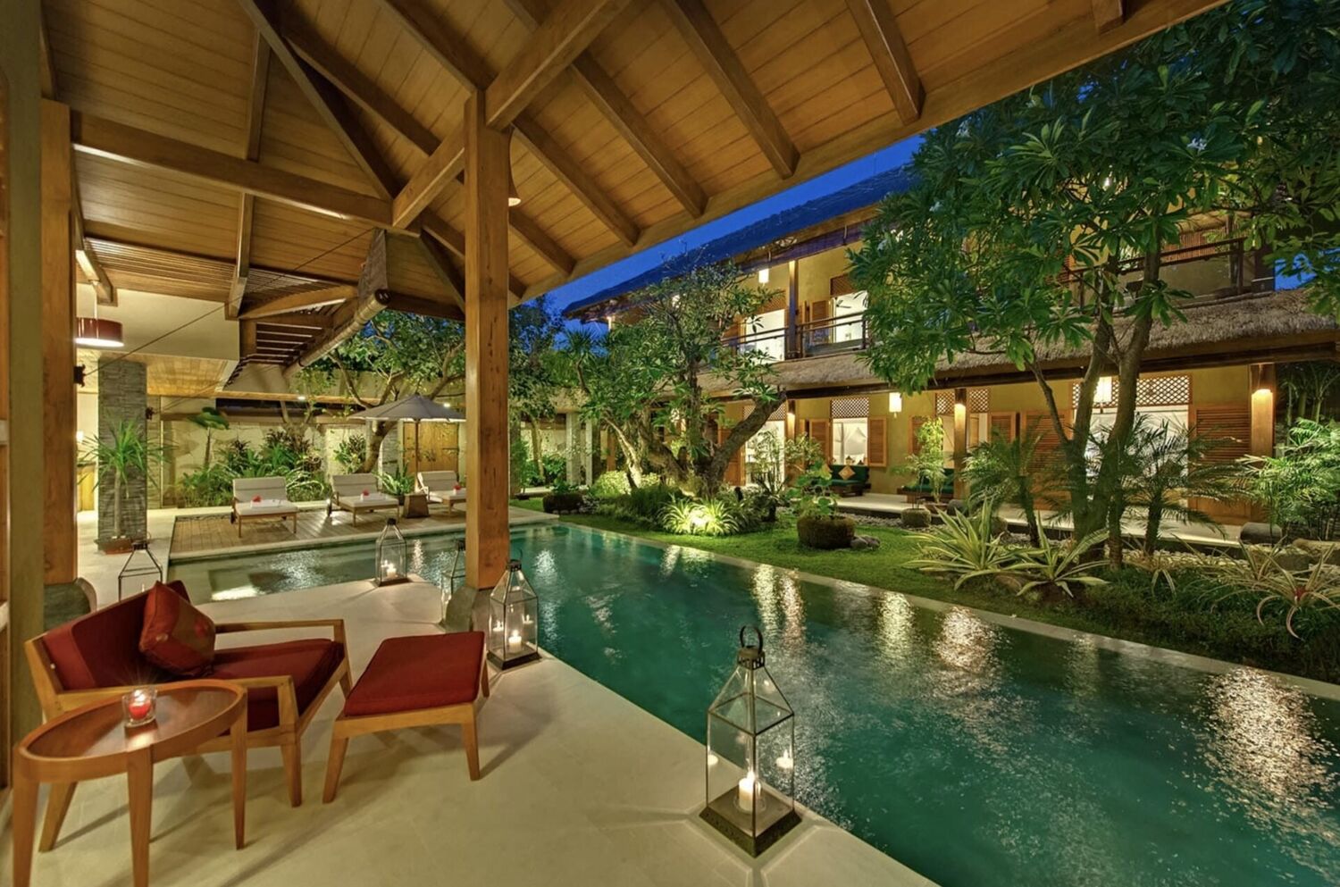 Elegant 4-Bedroom Freehold Villa in Bali for Sale, in Seminyak – Traditional Luxury Just Steps from the Beach — Property ID JU803