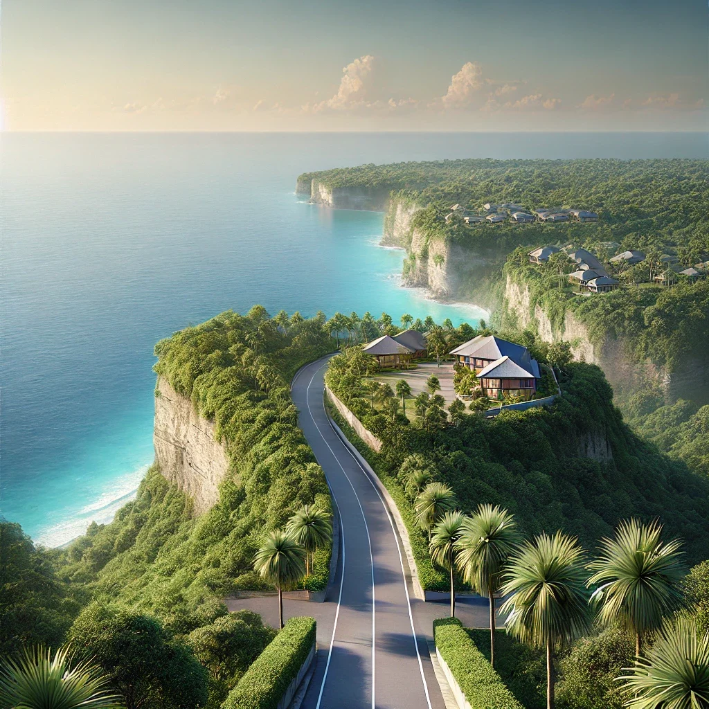 Cliffside Land with Ocean View in Pecatu Near Savaya