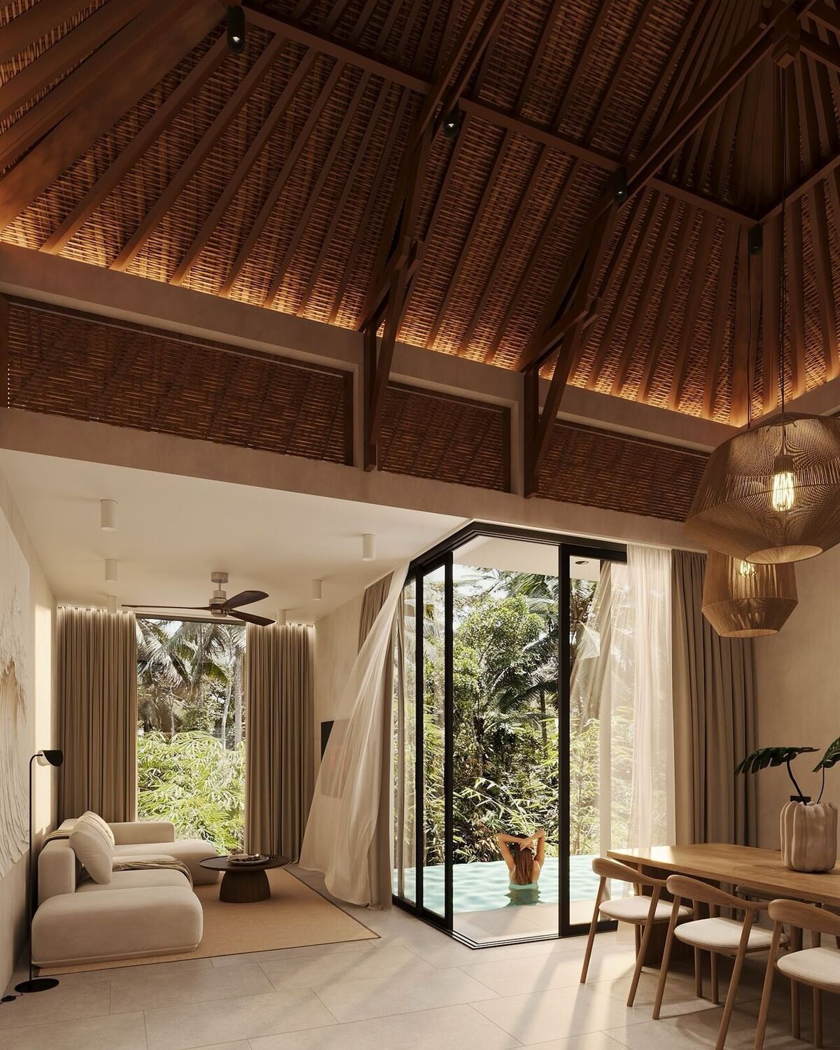 Pristine Jungle Villas Just 10 Minutes from Ubud Center — Property ID A873