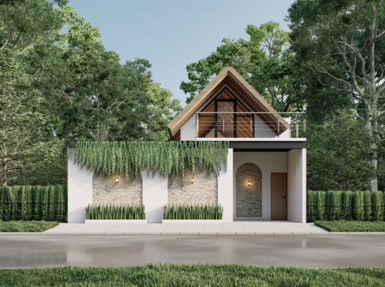 Contemporary 1.5-bedroom Villa with Mezzanine, Garden and Private Pool — Property ID DI913