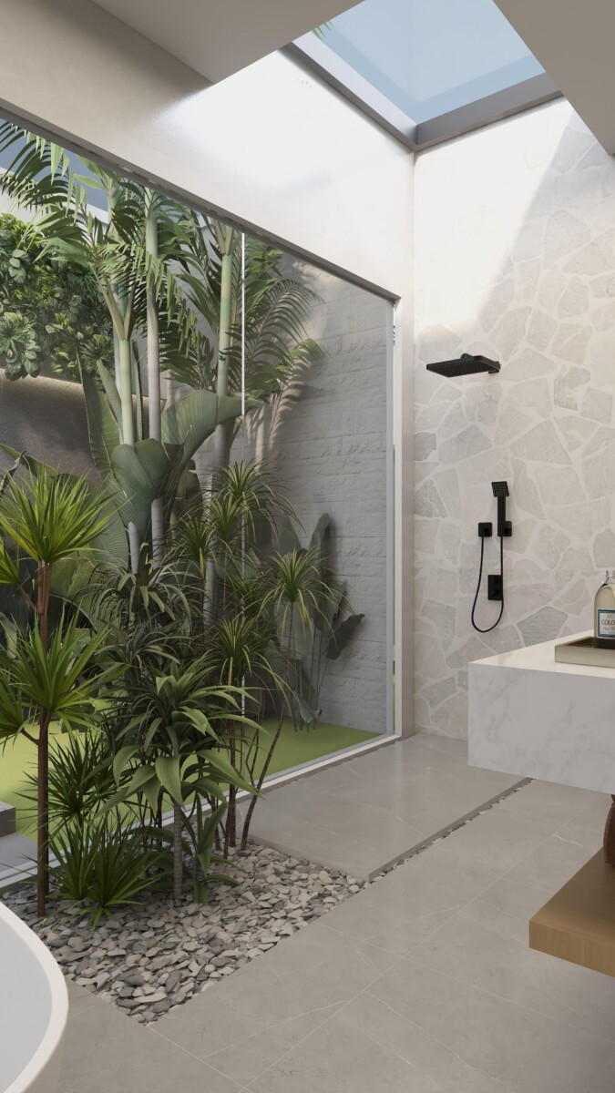 Contemporary 1.5-bedroom Villa with Mezzanine, Garden and Private Pool — Property ID DI913