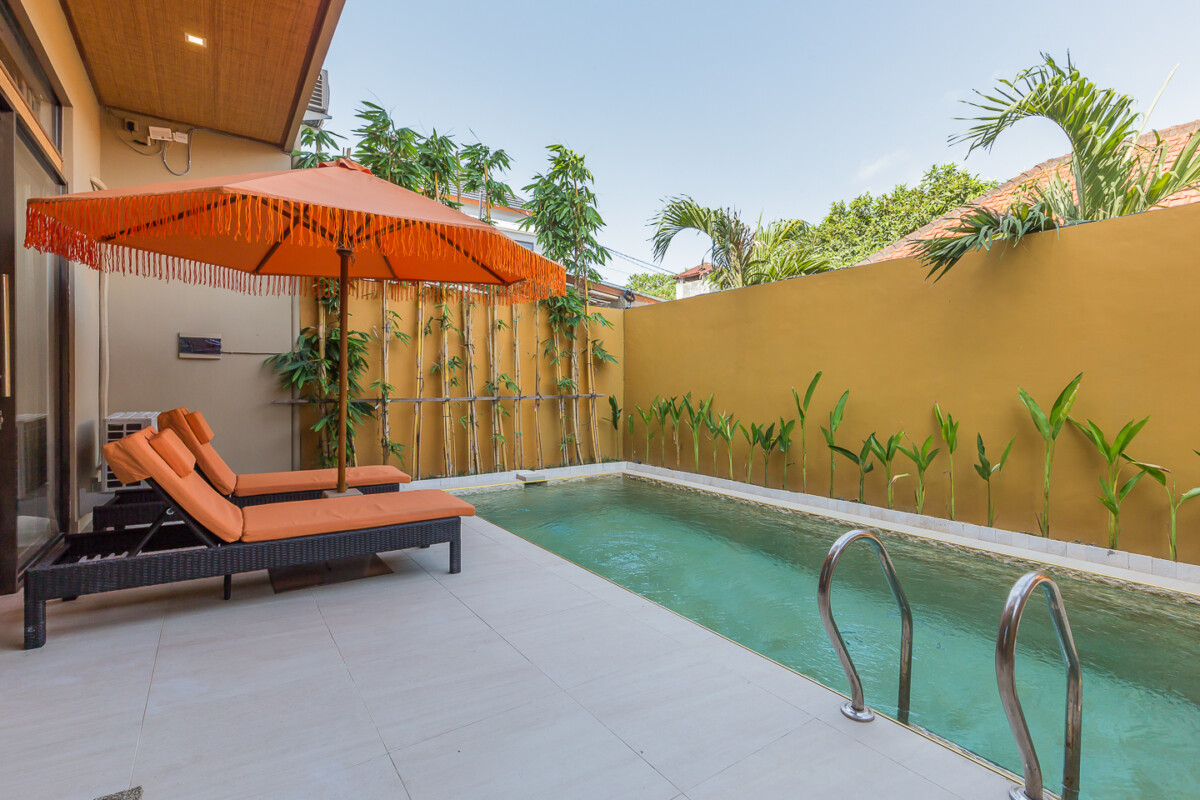 Elegant 2-Bedroom Villa for Sale in Prime Seminyak Location – Steps from Double Six Beach — Property ID NF596