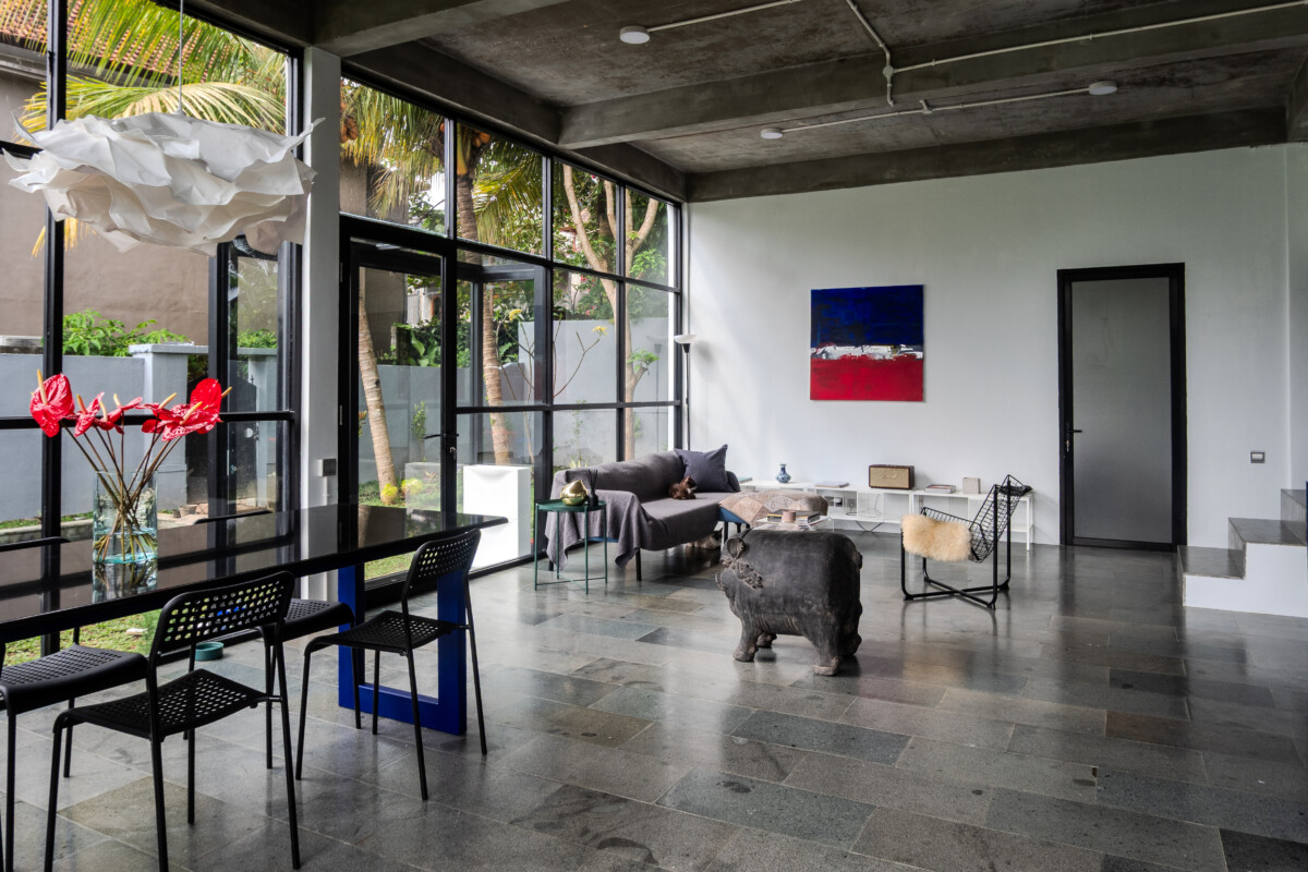 Modern Industrial 3-Bedroom Villa with Rice Field Views in Central Ubud — Property ID SC916