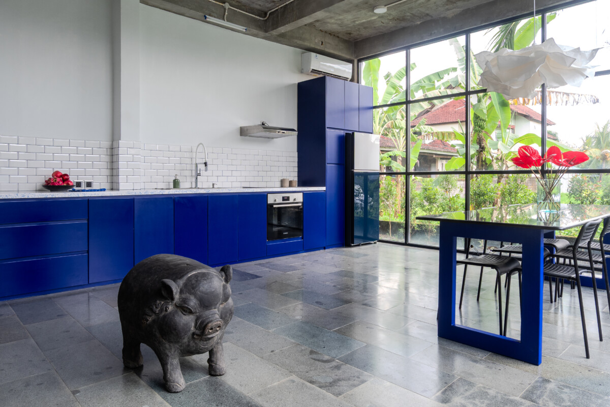 Modern Industrial 3-Bedroom Villa with Rice Field Views in Central Ubud — Property ID SC916