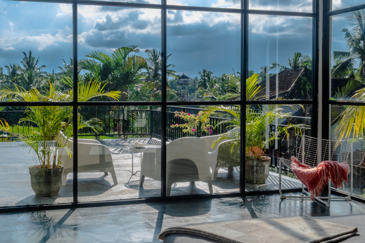 Modern Industrial 3-Bedroom Villa with Rice Field Views in Central Ubud — Property ID SC916