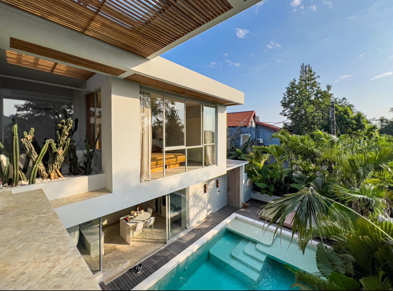 Modern Tropical 3-Bedroom Villa for Rent Yearly or Monthly in Pererenan, Mengwi — Property ID FA928