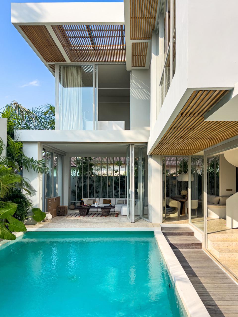 Modern Tropical 3-Bedroom Villa for Rent Yearly or Monthly in Pererenan, Mengwi — Property ID FA928