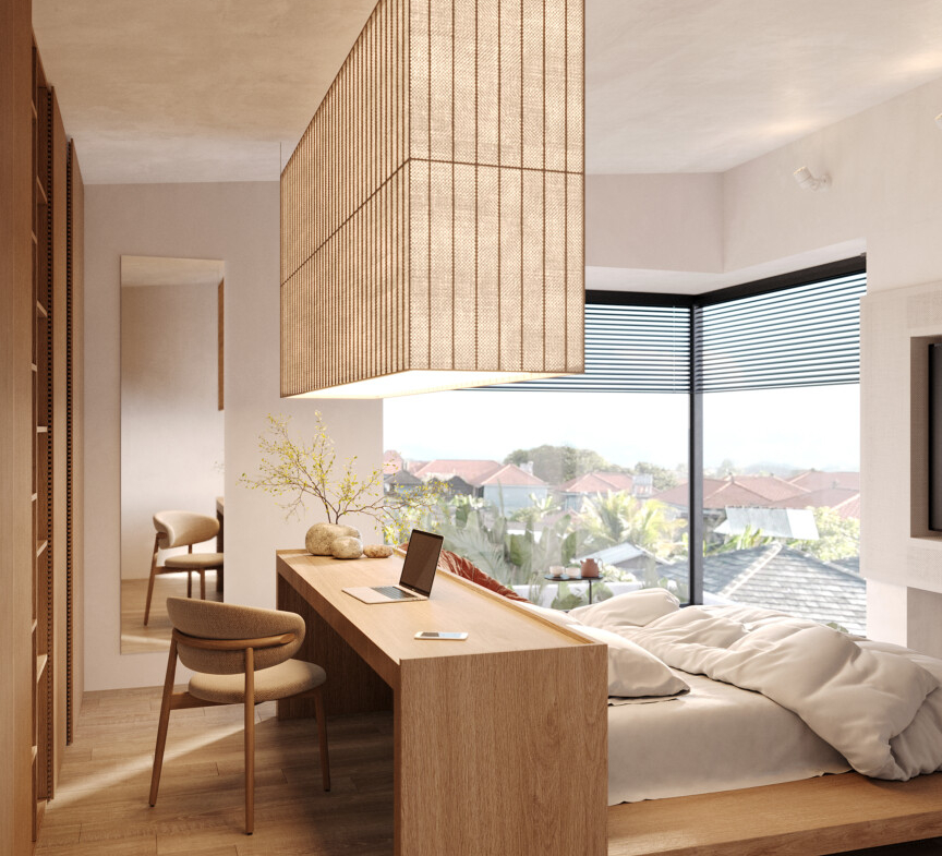 Japandi-Style Designer Villa in Ubud’s Tourist Zone – Turnkey Investment — Property ID A883