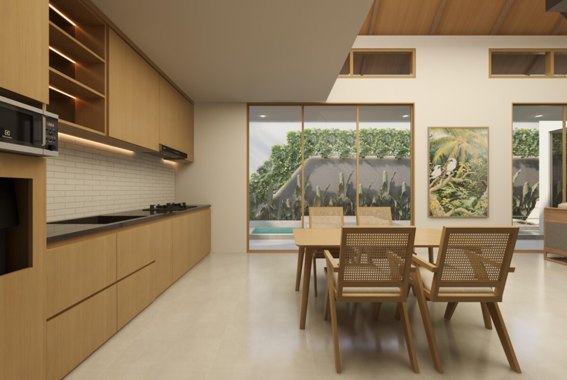 Contemporary 1.5-bedroom Villa with Mezzanine, Garden and Private Pool — Property ID DI913