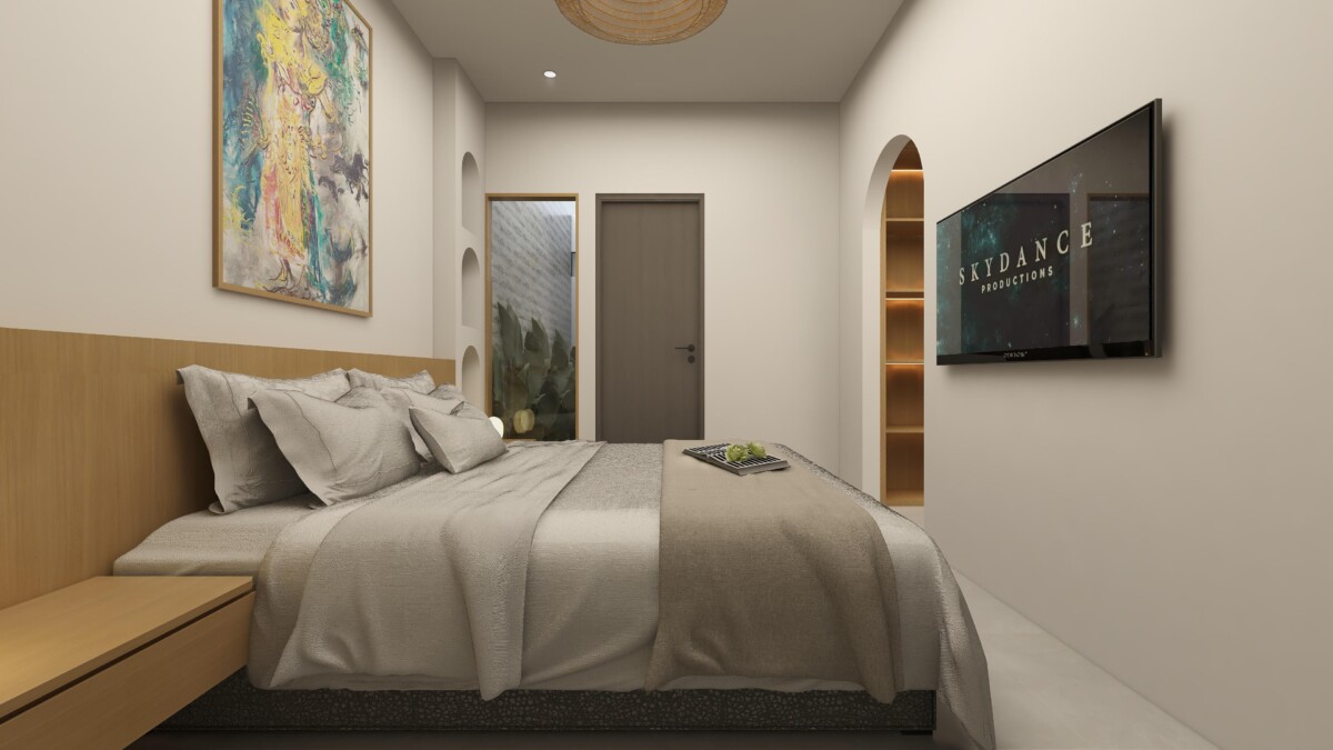 Contemporary 1.5-bedroom Villa with Mezzanine, Garden and Private Pool — Property ID DI913