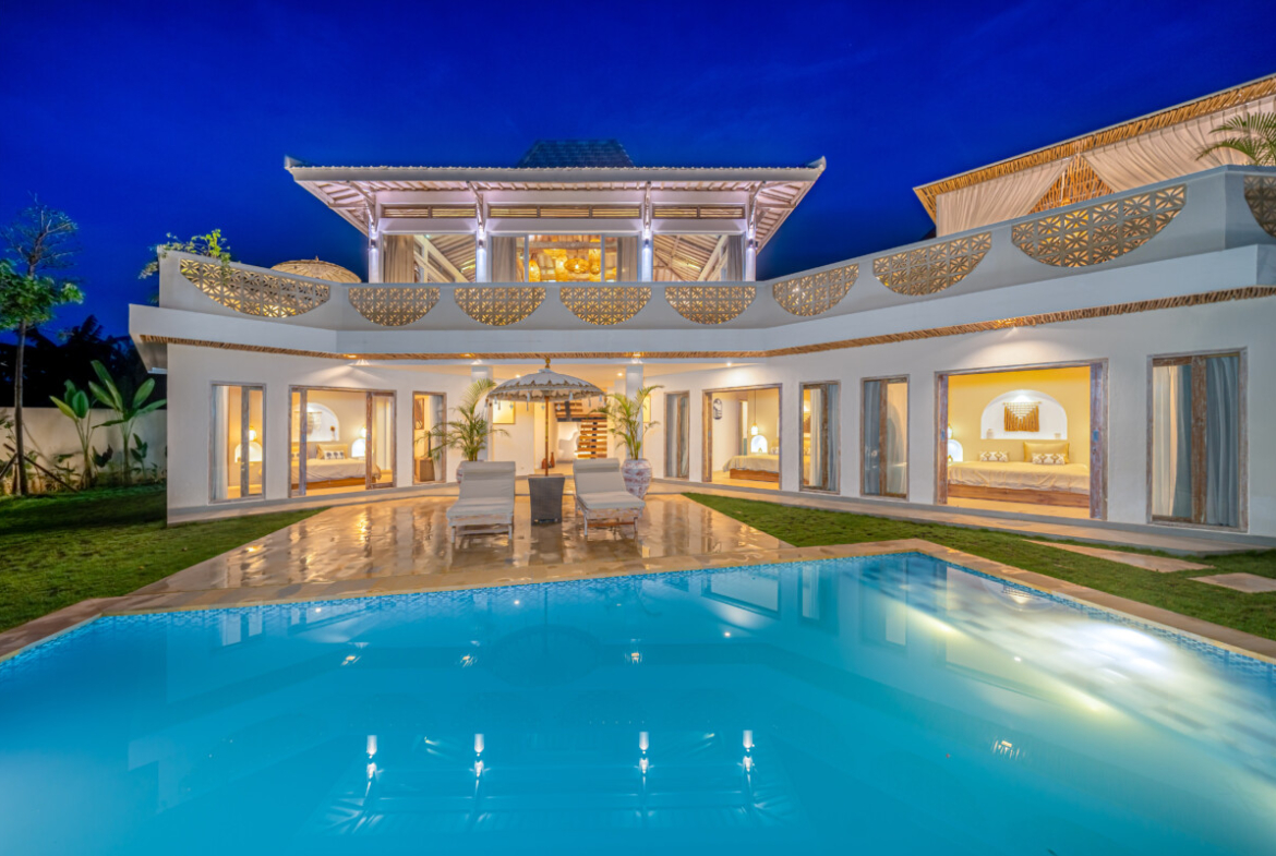 Luxury 4 Bedroom Villa with Stunning Ricefield and Sunset Views in Kaba Kaba — Property ID N825