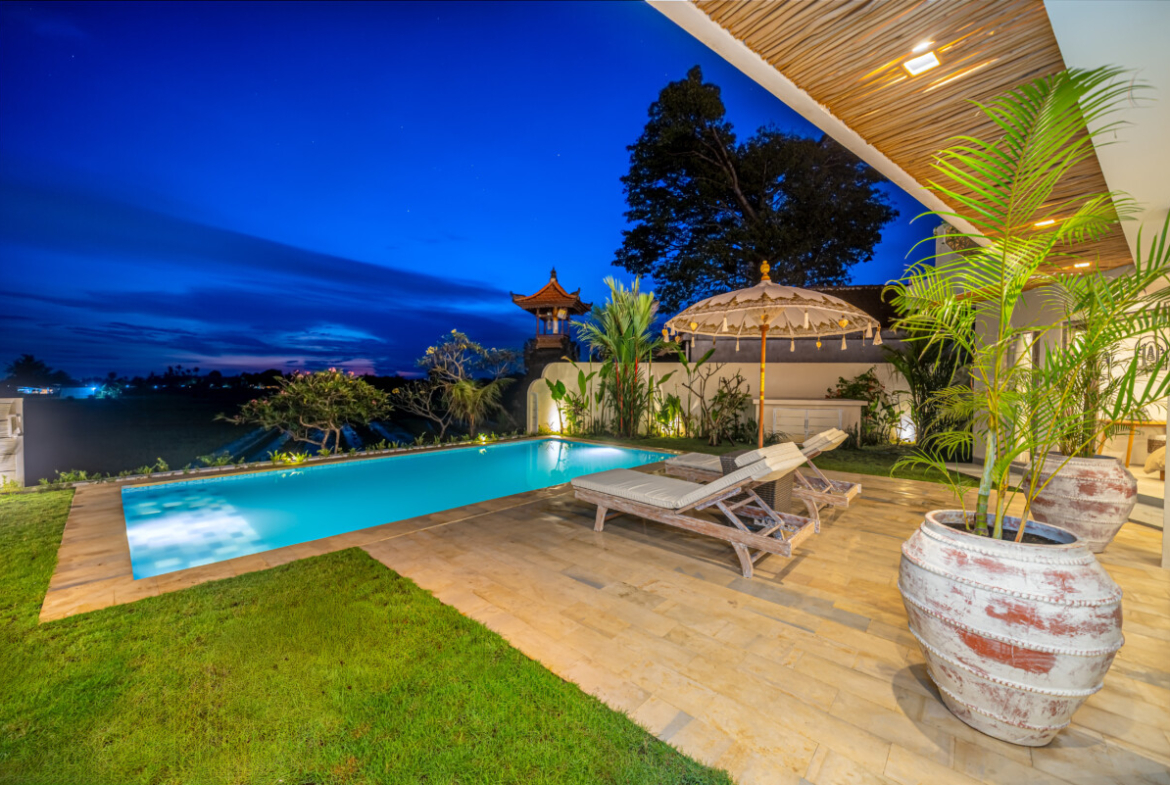 Luxury 4 Bedroom Villa with Stunning Ricefield and Sunset Views in Kaba Kaba — Property ID N825