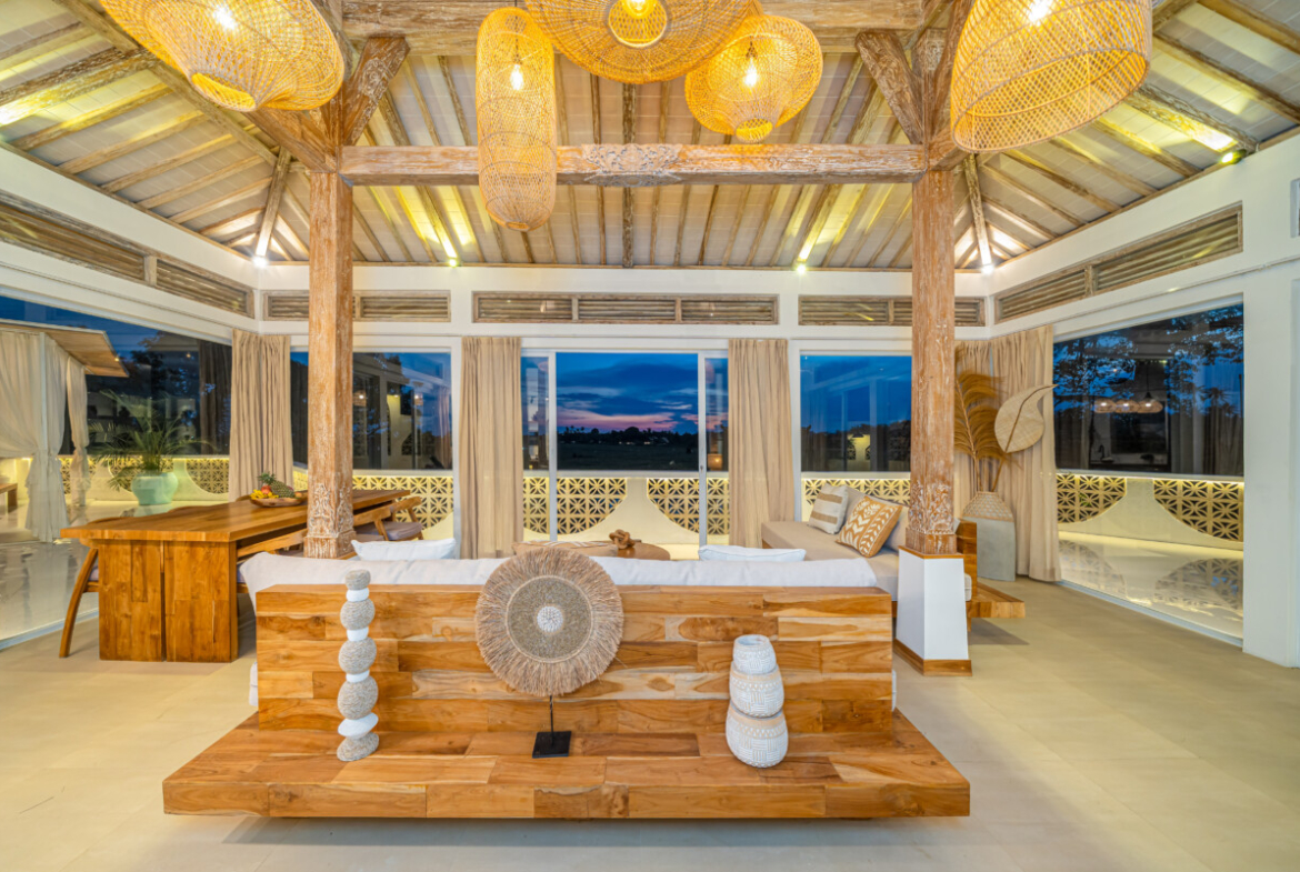 Luxury 4 Bedroom Villa with Stunning Ricefield and Sunset Views in Kaba Kaba — Property ID N825