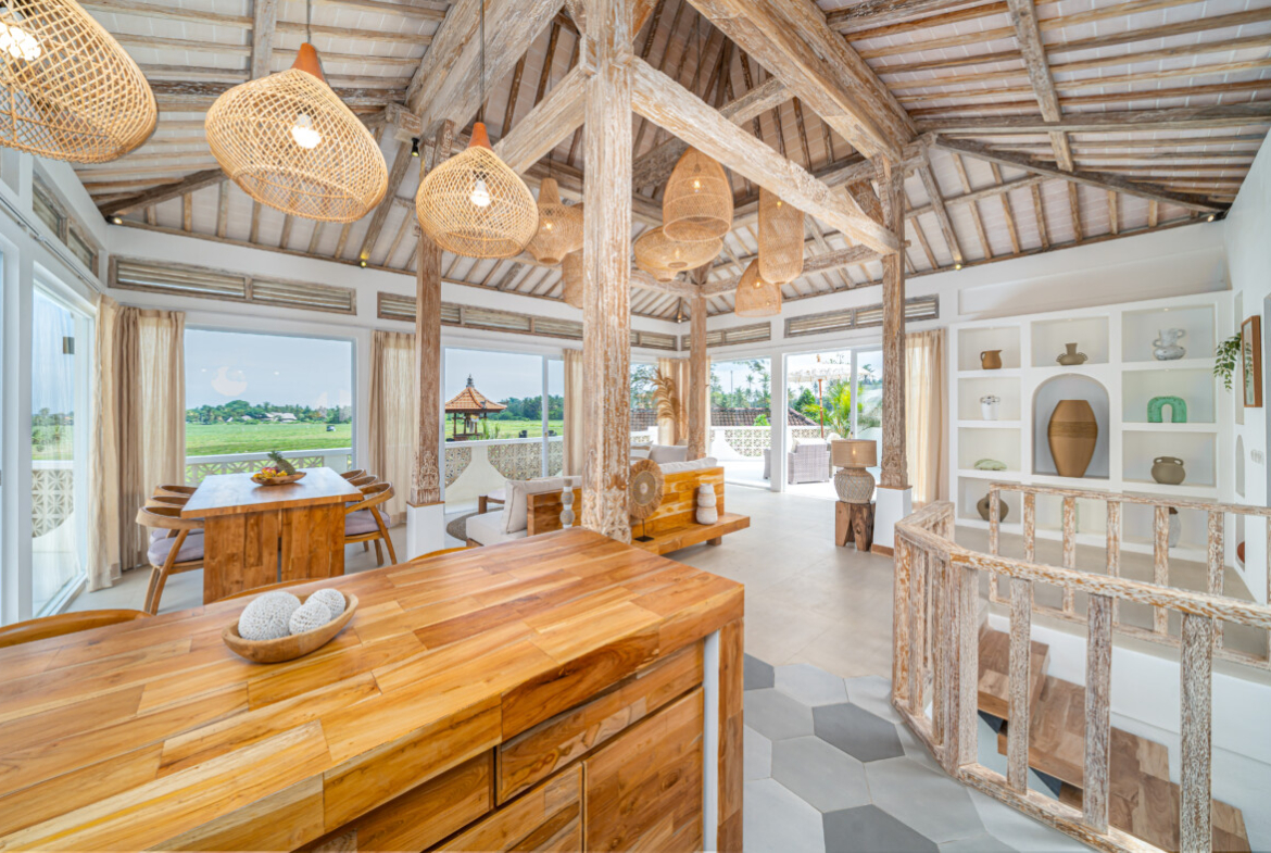 Luxury 4 Bedroom Villa with Stunning Ricefield and Sunset Views in Kaba Kaba — Property ID N825
