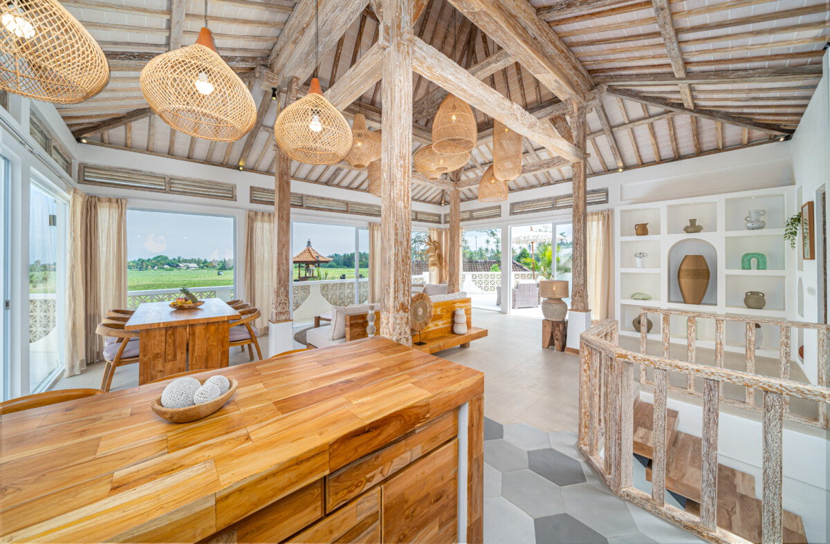 Luxury 4 Bedroom Villa with Stunning Ricefield and Sunset Views in Kaba Kaba — Property ID N825