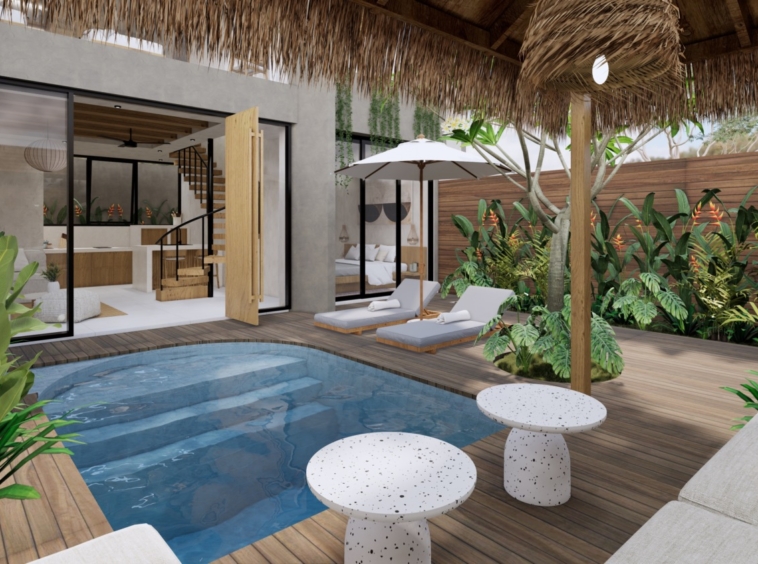 Vila Modern 2 Kamar Tidur yang Menakjubkan di Bingin