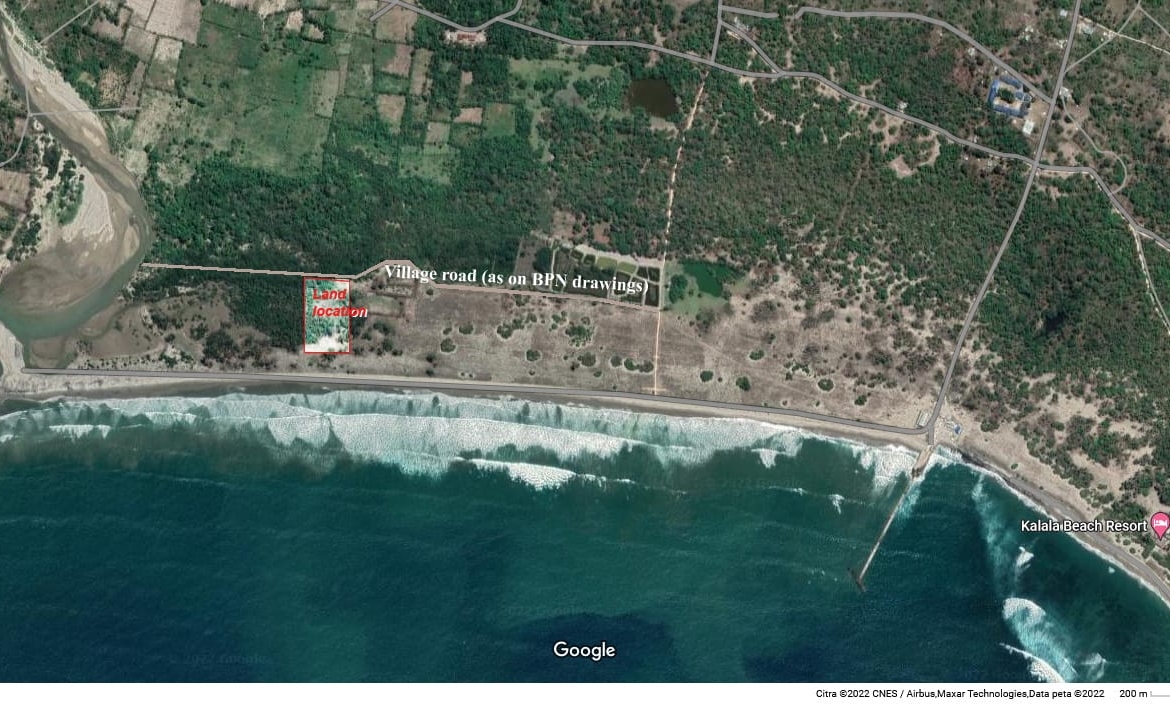 1 Hectare of Land for Sale in East Sumba, Kalala Beach – Surfing Spot — Property ID DE793