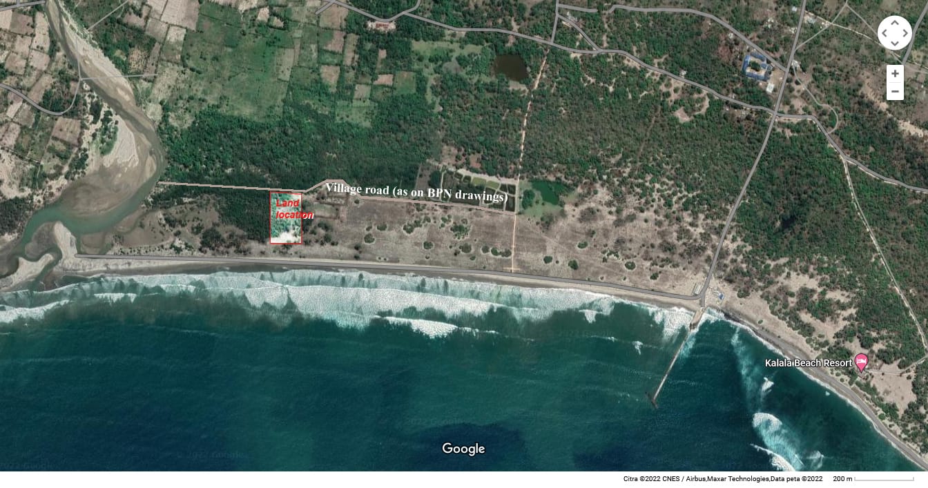 1 Hectare of Land for Sale in East Sumba, Kalala Beach – Surfing Spot — Property ID DE793