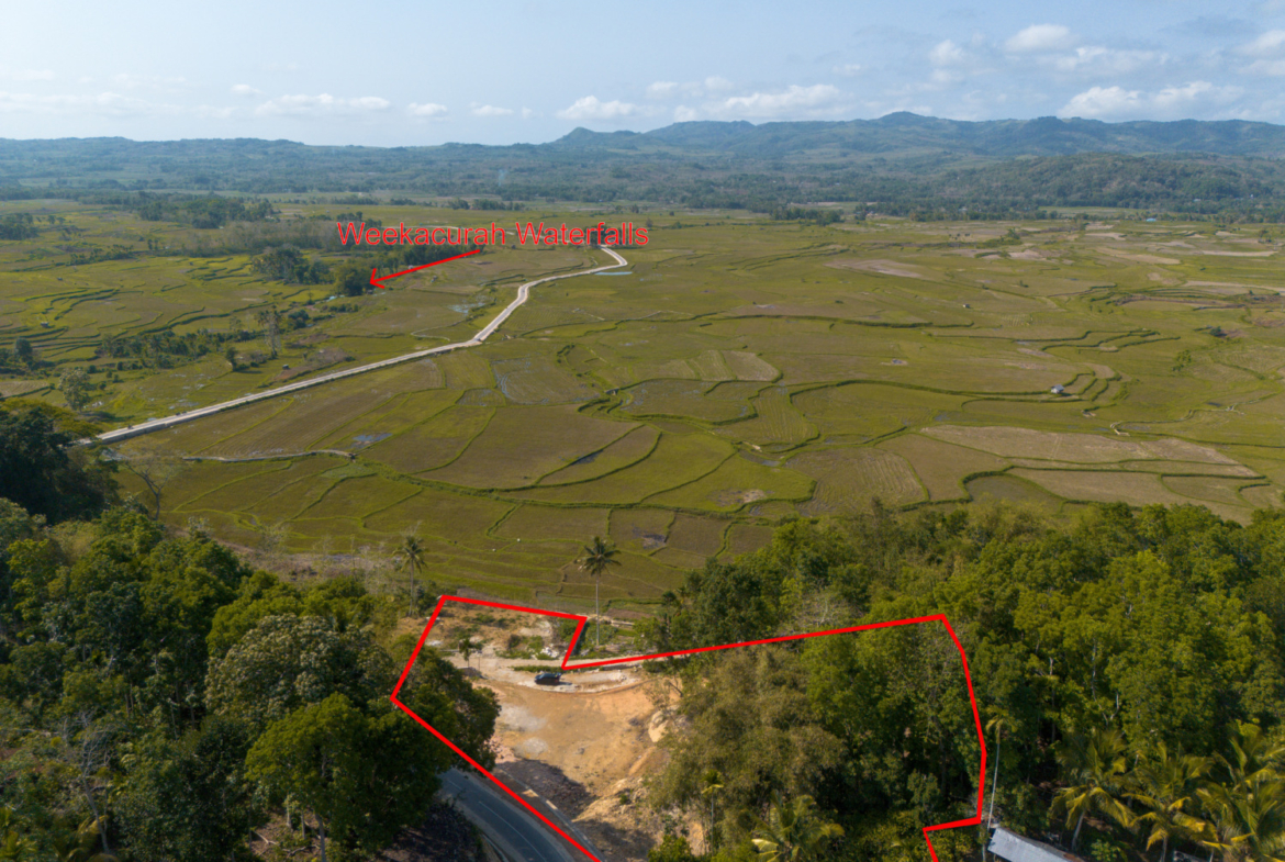 Freehold Land for Sale – 71 Are in Waikacura, Sumba – Near Wee Kucara Waterfall — Property ID DE896